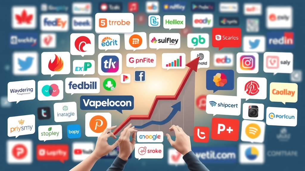 collage of brand logos highlighting successful social media strategies and marketing campaigns