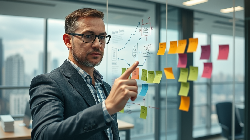 marketing manager planning a strategy roadmap for social media marketing strategies