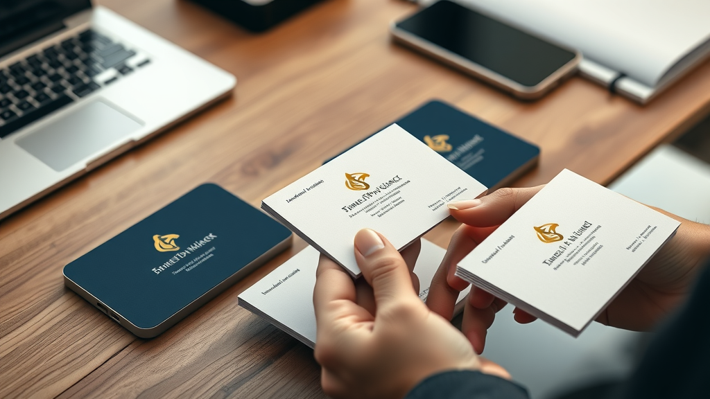 business card and brand kit for small business branding online