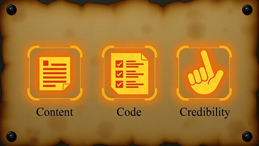 Icons representing the 3 C